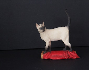 Vintage Border Fine Arts-Judy Boyt-Siamese Cat - "Aristocat"