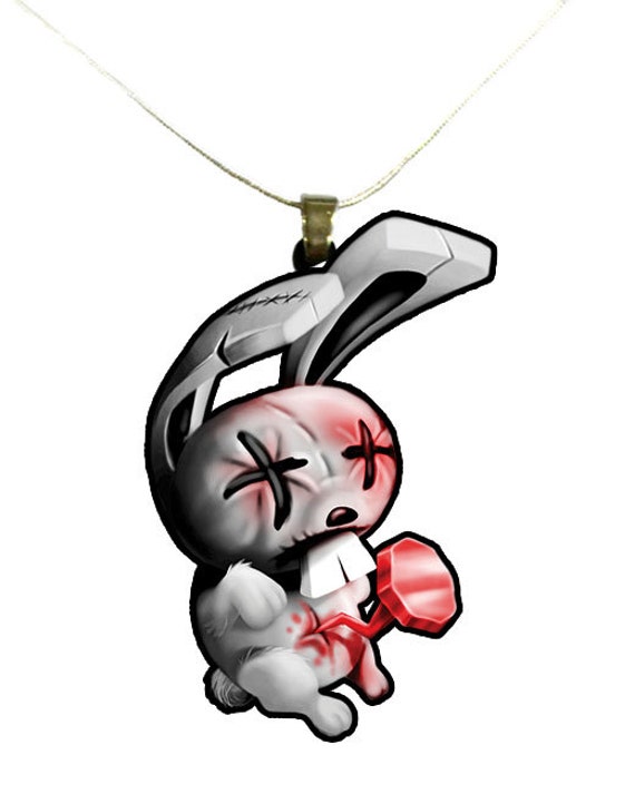 jthm nailbunny necklace johnny the homicidal maniac nightmare before christmas flash drive