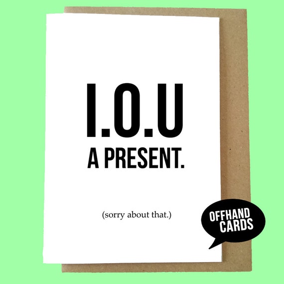 iou card