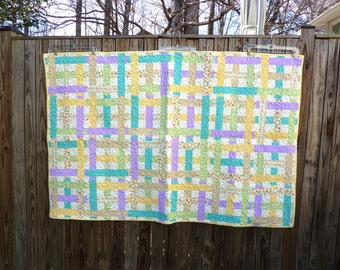 Pastel Quilt Baby Quilt Lap Quilt