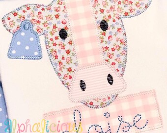 Farm Cow Applique Design - Blanket