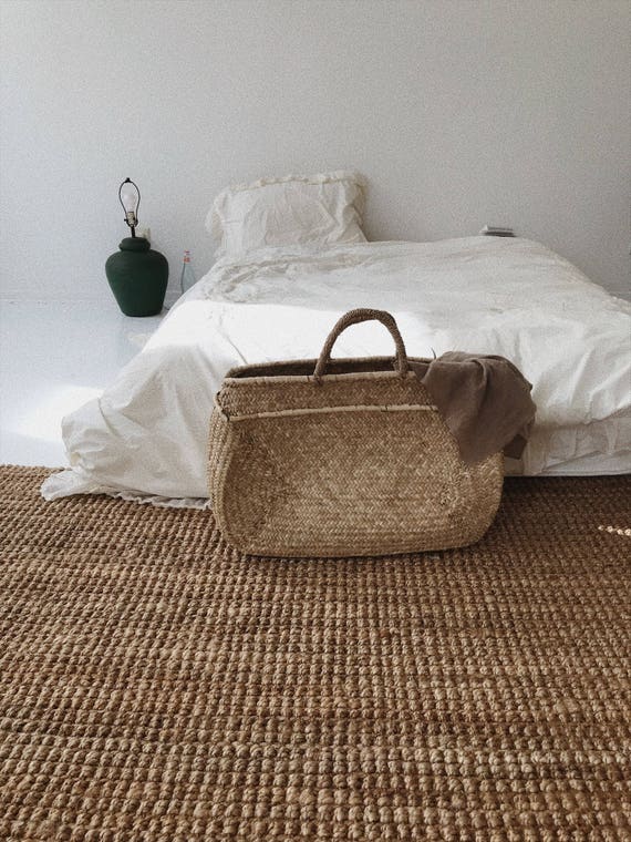Straw farmers market bag. Beach bag. basket .Moroccan bag.boho