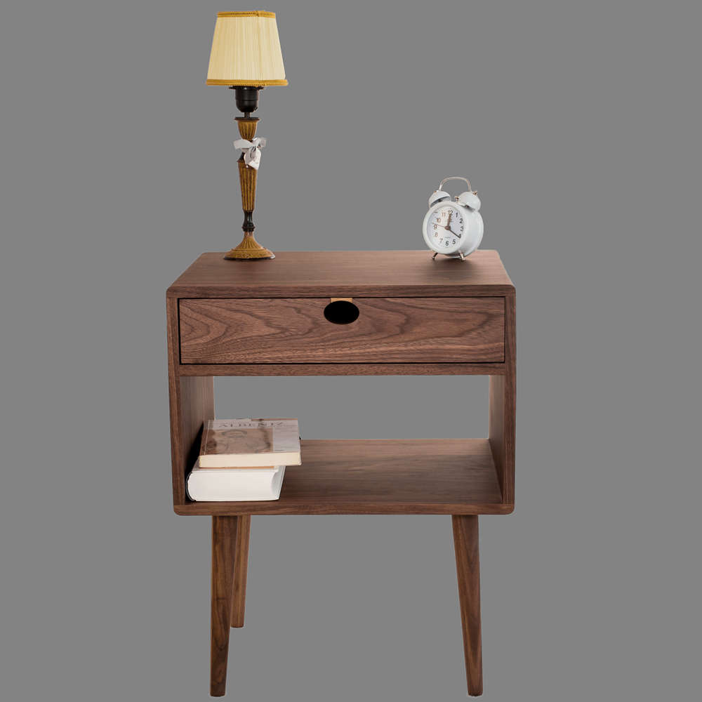 Erhalten Nachttisch Nussbaum – Etwas Kaufen