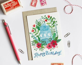 Happy Birthday Watering Can