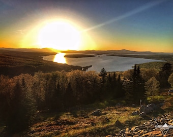 Height of Land Sunset- Rangeley, Maine - Photography