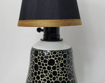 Lamp, Handmade Lamp, Pottery Lamp, Desk Lamp, Accent Lamp, Wheel Thrown Lamp, Lighting