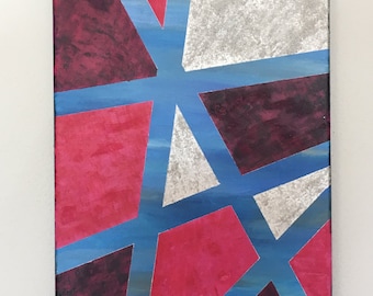 Abstract Painting in Acrylics