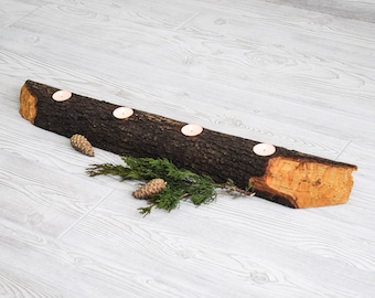 Branch Candle, Tree Branch Candles, Tree Branch Candle Holder, Beaver Chew, Tree Branch Candle Holder, Rustic Tree Branch Candle Holders
