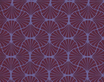 Free Spirit Fabrics Joel Dewberry Heirloom Empire Weave in Garnet - Half Yard