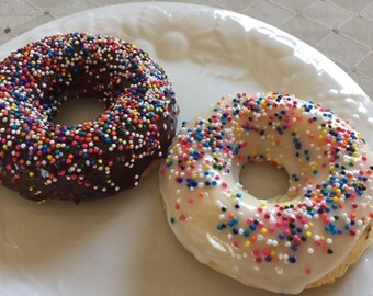 Glazed Vanilla Doughnuts