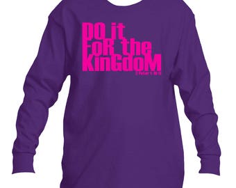 Do it for the Kingdom V2 Youth long sleeve