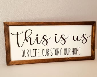 This is us wood sign | Etsy