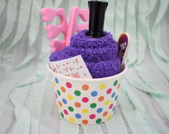 Girls Spa Party Favors | Girls Birthday Party Favors | Pajama Party Favors | Spa Party Favors | Gifts for Girls | Mani Pedi Party Favors