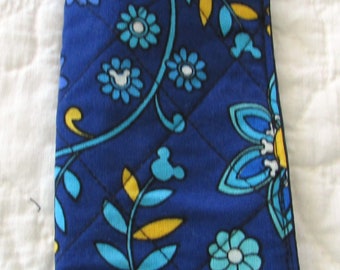 Vera Bradley handmade quilted Eyeglass case made with Blue disney print