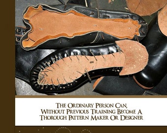 DESIGNING and CUTTING Boot and Shoe PATTERNS 147 Pages Complete illustrated Manual How To Make Shoes and Boots Digital Download Top Reviews