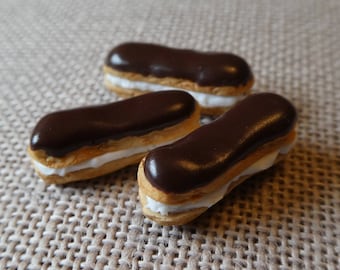 Miniature Chocolate Eclairs (2 per order)