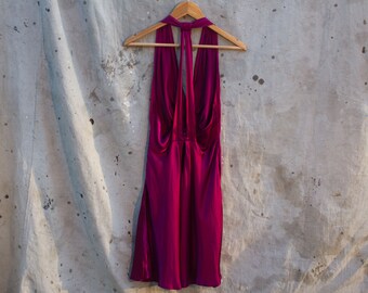 Pink Silk Marilyn Dress MEDIUM
