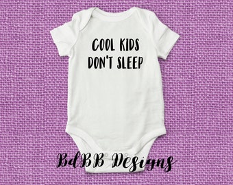 Namaste Awake All Night Funny Baby Onesie Hospital Outfit