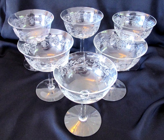 Vintage Champagne Glasses 7