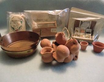 Sale!!! Dollhouse Gardening Items LOTS