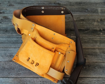 Branded Tool Belt- Simple & Functional -Perfect Fathers Day- gift for him - Engraved Tool Belt - Personalized Tool Belt - Grandfather Gift -