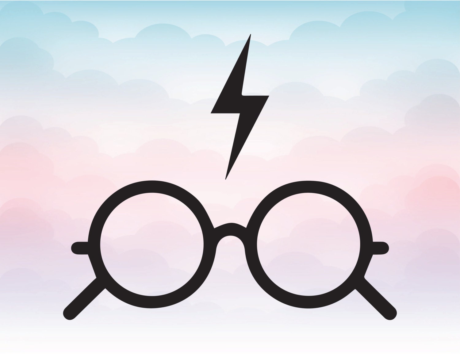Harry Potter Silhouette clipart Harry Potter svg Harry