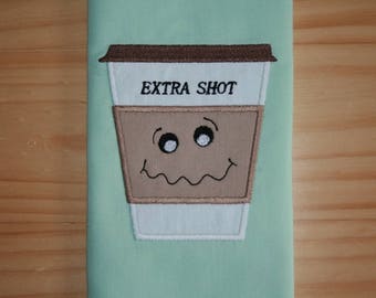 Coffee-Extra Shot Applique Design