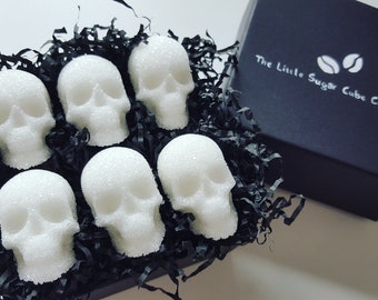 Sugar skull sugar cubes