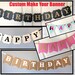 Custom Birthday Banner - Custom Banner - BirthdayBanner - Name Banner - Make your Own Banner - Custom Name Sign - Handmade Banner - Banners