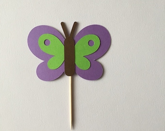 Butterfly cupcake toppers, spring party, birthday party, shower