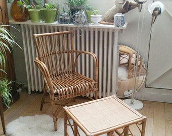 Vintage rattan chair