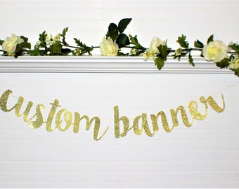 BRIDAL SHOWER BANNER - Custom Banner - Wedding Decoration - Birthday - Bachelorette Party Banner - Engagement Party Banner - Wedding Love-G5