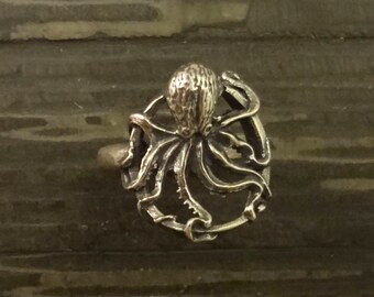 Octopus Ring Handmade in the Pacific Northwest