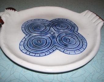 Vintage Otagiri Happu Hand-painted Plate