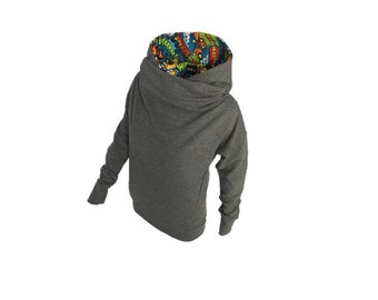 Hoodie with a chimney comic book inside