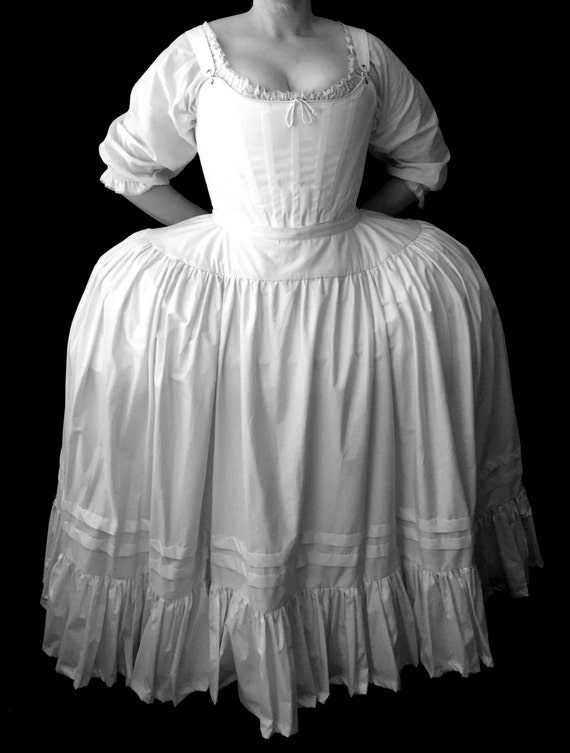 Plus Size 18th century Marie Antoinette Petticoat Historic