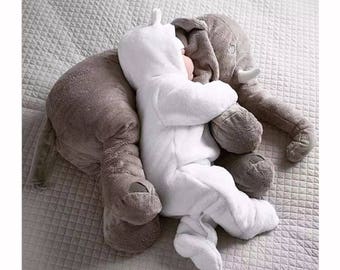 Stuffed Elephant, Elephant Pillow, Baby Gift, Baby Shower, Baby Boy, Baby girl, First Birthday, Personalized Stuffed Elephant, Elephant gift