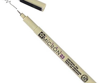 Pigma Micron 03 .35mm Pen- Black