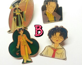 Cardcaptor Sakura Vintage Enamel Pins (Boys characters)