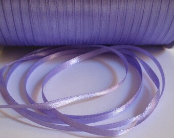 10 m purple 3mm satin ribbon