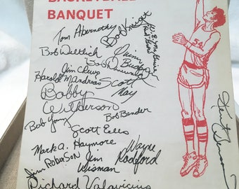 Hurryin' Hoosiers Basketball Banquet Pogram 1976