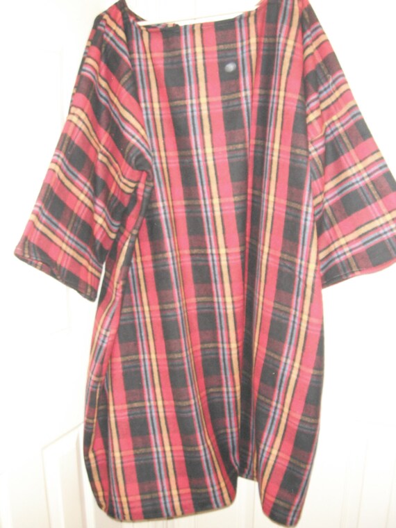 flannel nursing gown
