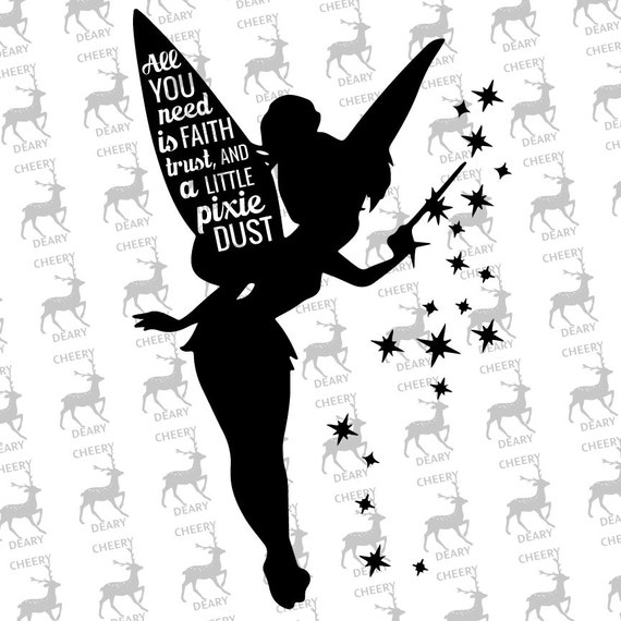 Download Tinkerbell Dream Disney Digital File SVG DXF EPS for use