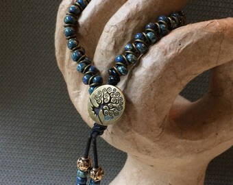 Miyuki Seed Bead and Jump Ring Bracelet
