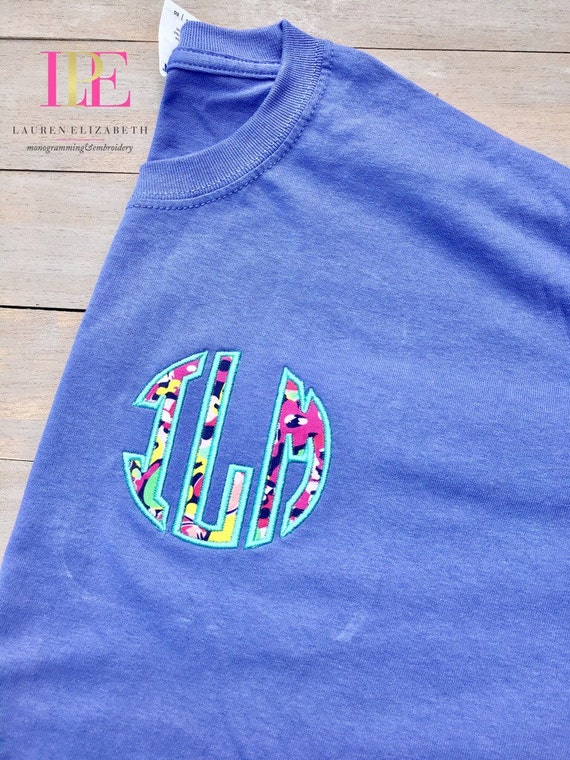 2 for 30 Lilly Pulitzer Inspired Monogrammed Short Sleeve