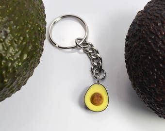 Avocado Keychain Miniature Food Keychain