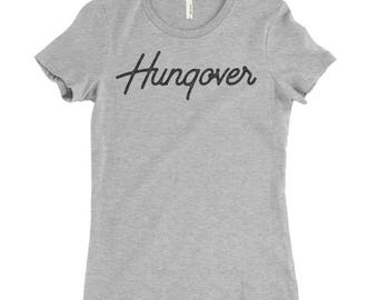 T-Shirt Basic "HUNGOVER" Par Fruit Of The Loom - Neuf Sans Étiquettes, Coupe Classique, Coton, Pour Un Look Décontracté
