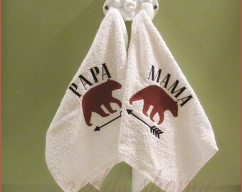 Papa Bear Embroidery Design - Daddy Bear - Daddy Gift - Woodland - Rustic - Papa Bear - Instant Download