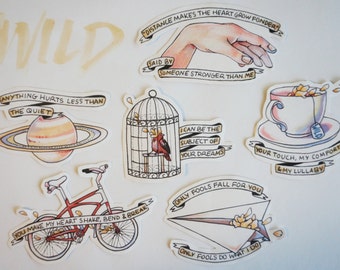 Troye Sivan WILD Sticker Set