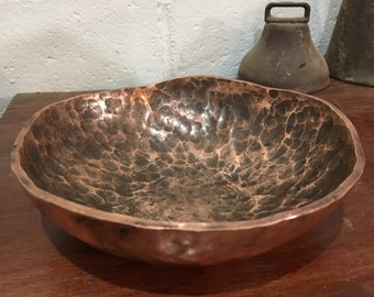 Hand forged Copper bowl
